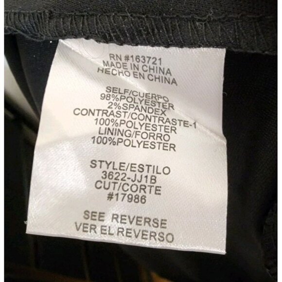 Size 0 City Triangles Black Formal Maxi Dress High Slit Lace Structured Bodice - Picture 9 of 9